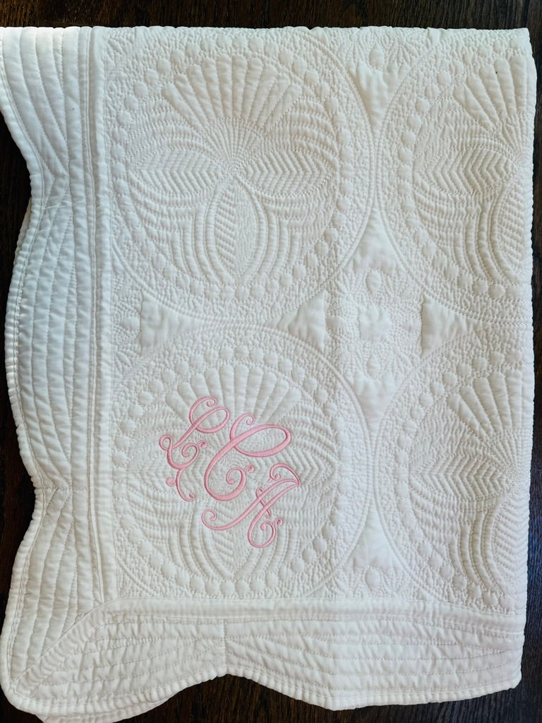 Personalized Heirloom Baby Quilt