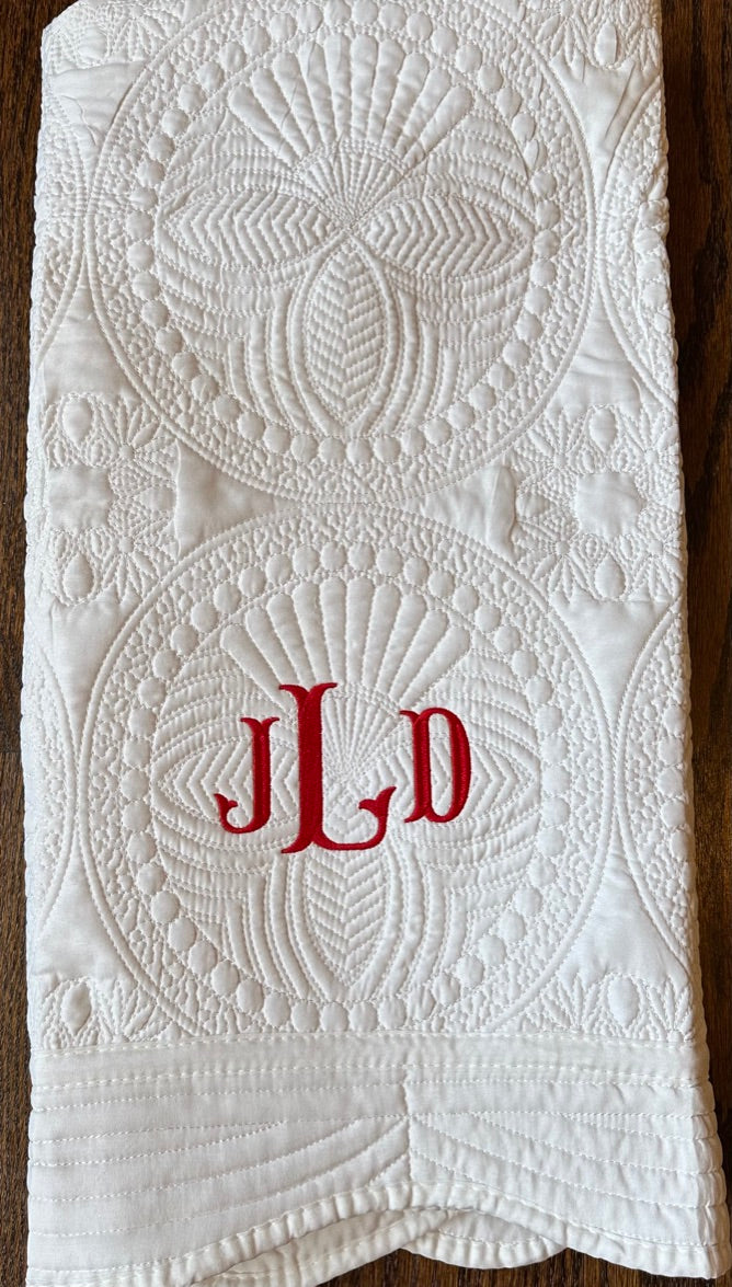 Personalized Heirloom Baby Quilt