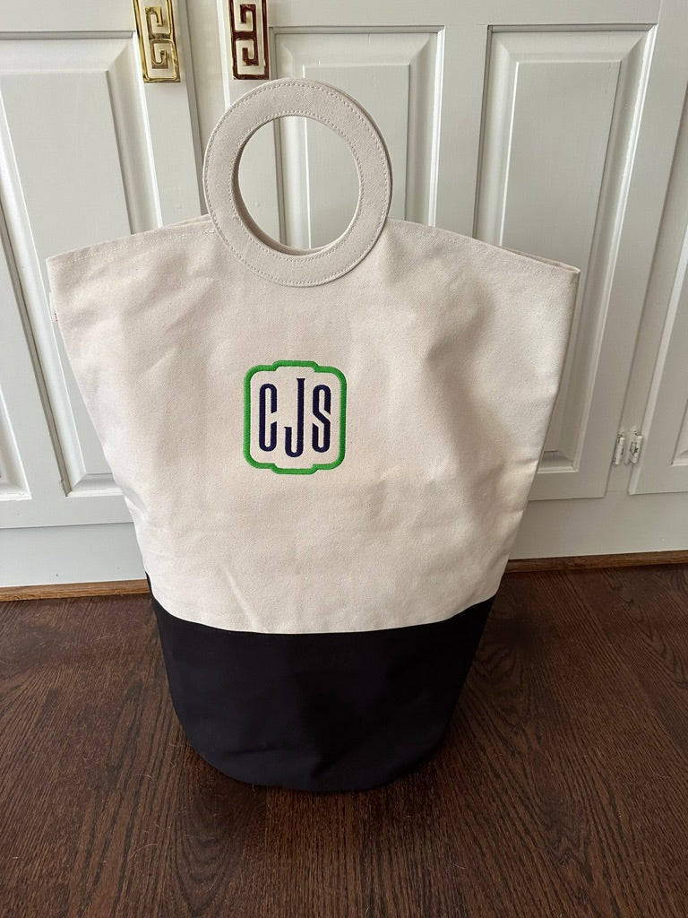 Whitley Monogram Laundry Tote – Whitley Monograms
