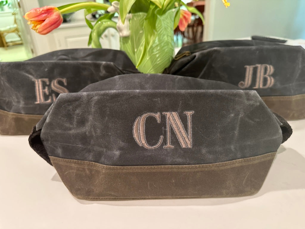 Waxed Dopp Kit