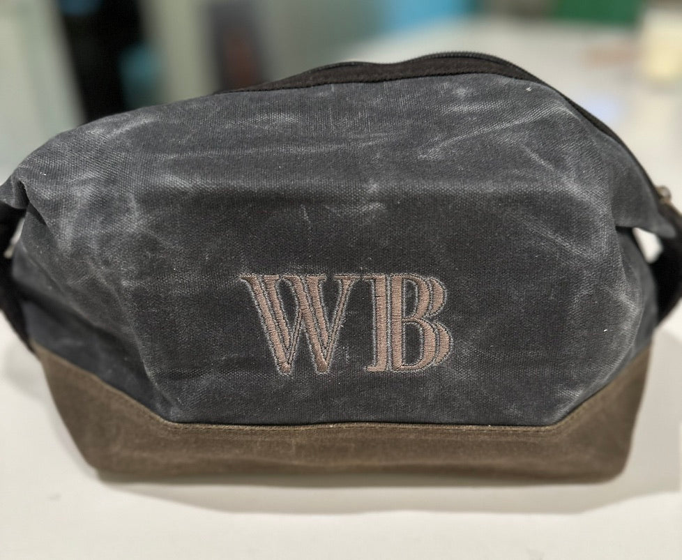 Waxed Dopp Kit