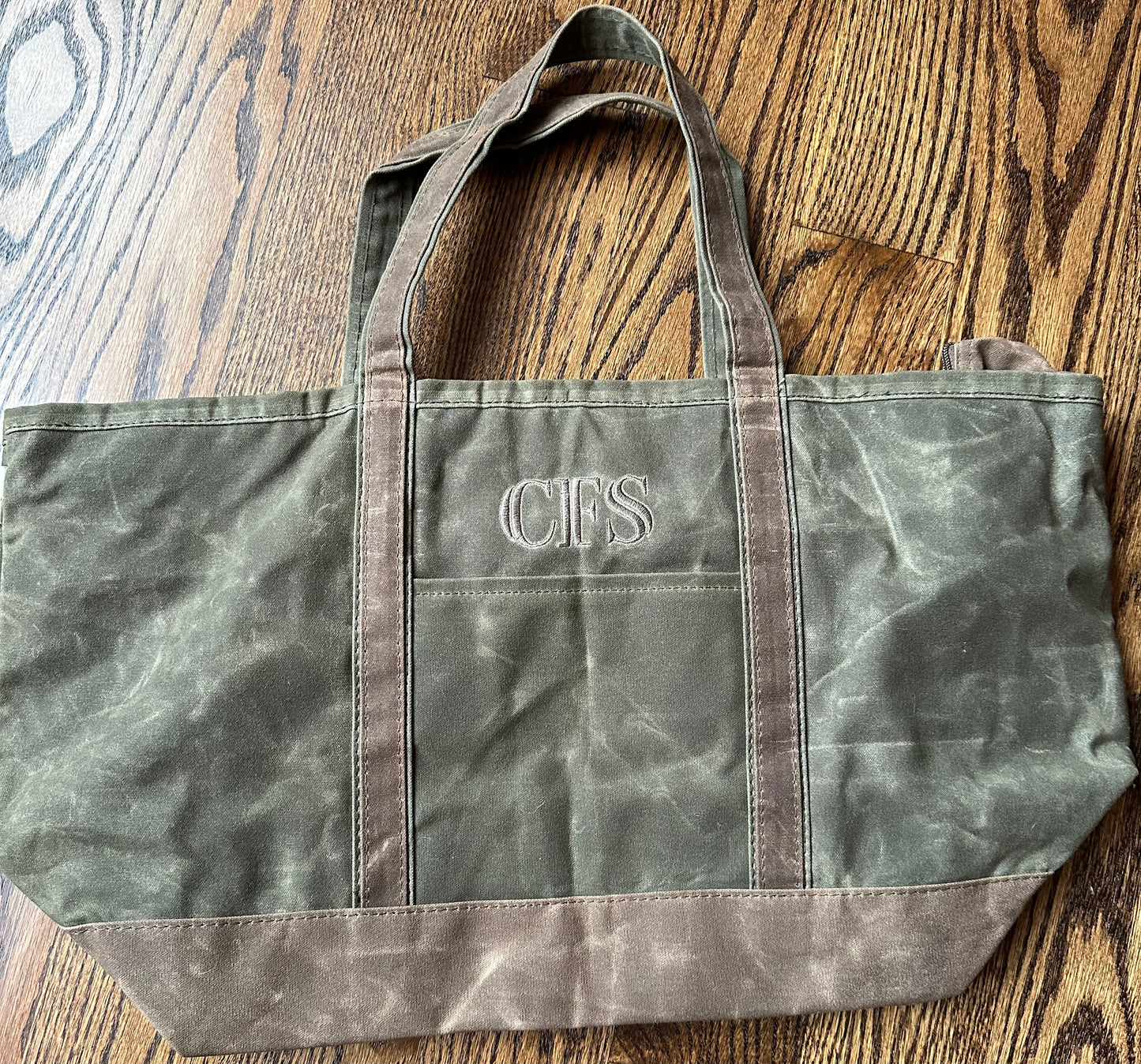 Waxed Large Classic Tote