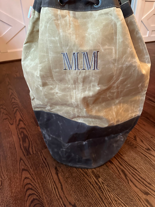 Waxed Laundry Duffel